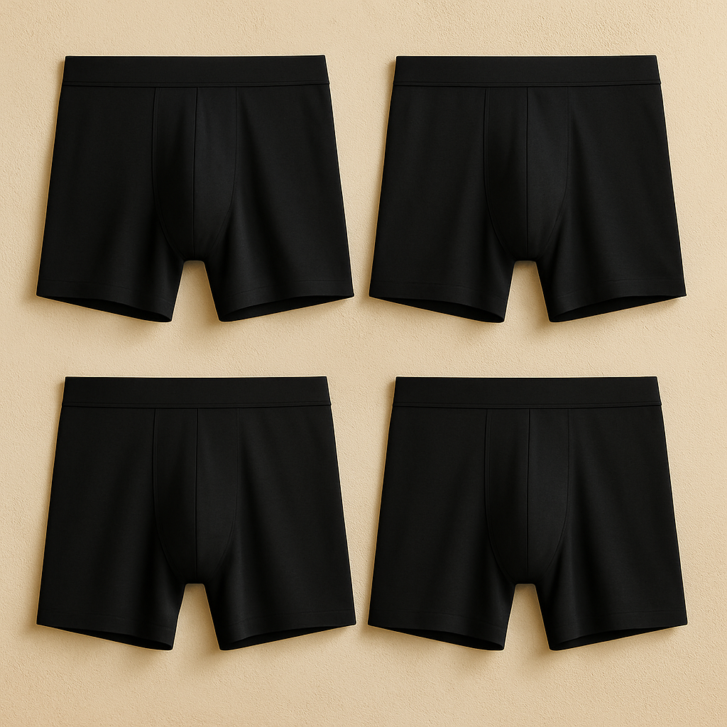 Cotton 4-Pack Boxer Briefs